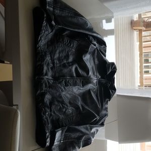 Male medium leather coat